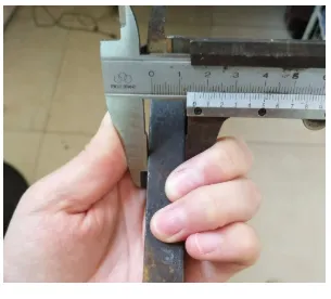 9/16 × 5-1/2 '' रेलवे डॉग स्पाइक रेल कील