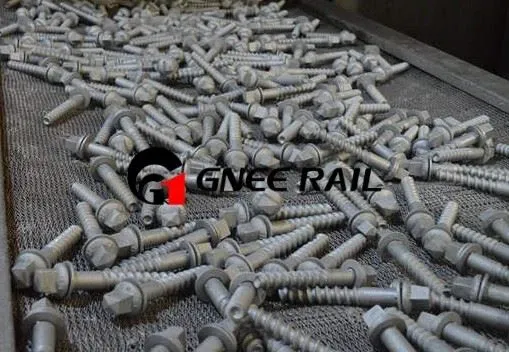 High Strength Steel Rail DHS35 Screw Spike High Strength Steel Rail DHS35 Screw Spike